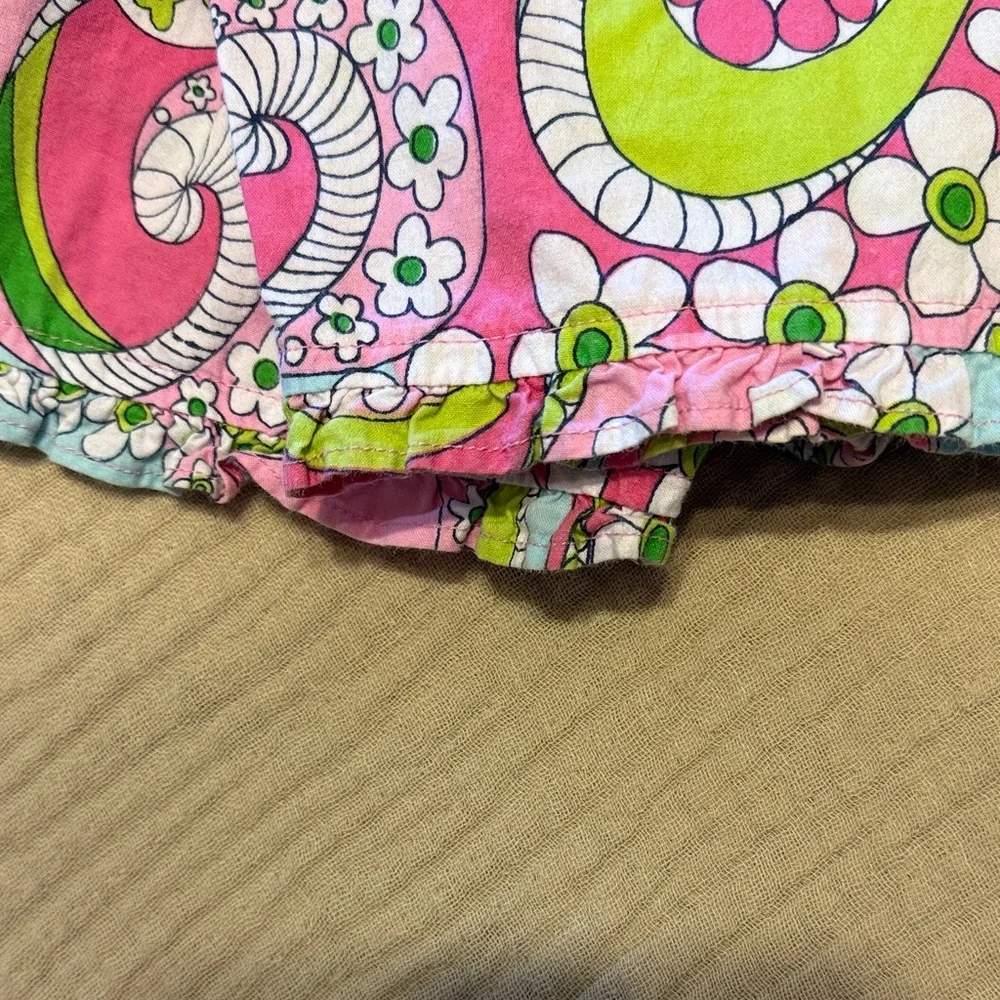 Cute Paisley Print Lightweight Pants Sz L perfect for spring summer beach trips - Picture 6 of 10